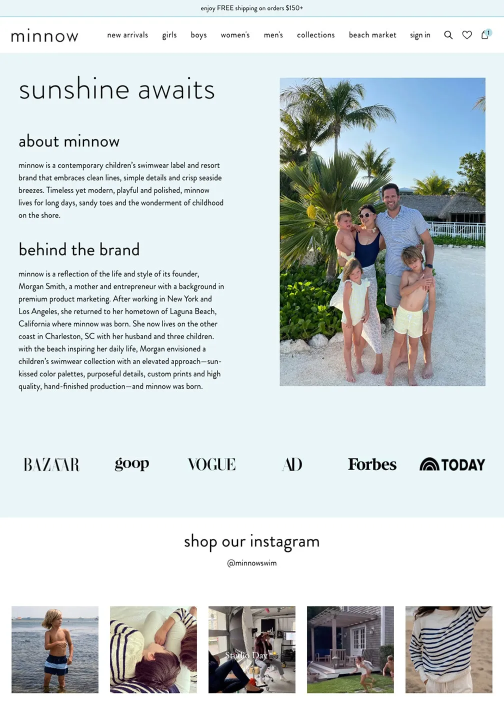 The Minnow about page